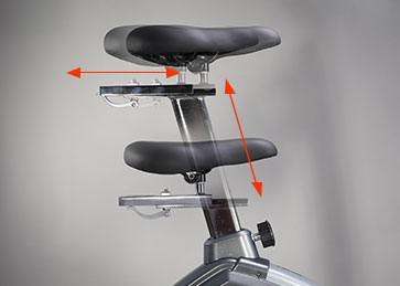 4 direction adjustments for seat