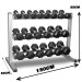 Southern 3 Tier Hex Dumbbell Rack