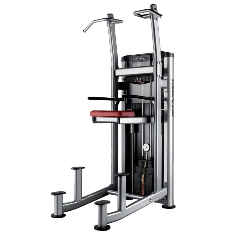 BH Fitness Assisted Kneeling Dip Station L450