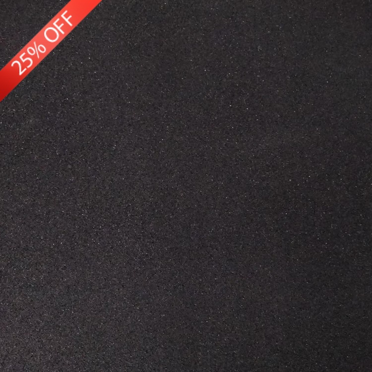 Southern Pure Black Rubber Flooring Tile