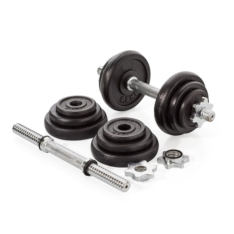 Southern Cast Iron 10 kg Adjustable Dumbbell Set