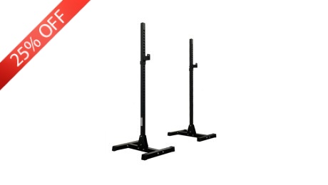 Southern Heavy Duty Squat Rack Pair with Bench Stand