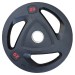 Olympic Weight Plates - 3 Grip Rubber Coated Olympic Weight Plates - 3 Grip Rubber Coated