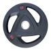 Olympic Weight Plates - 3 Grip Rubber Coated Olympic Weight Plates - 3 Grip Rubber Coated