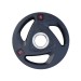 Olympic Weight Plates - 3 Grip Rubber Coated Olympic Weight Plates - 3 Grip Rubber Coated