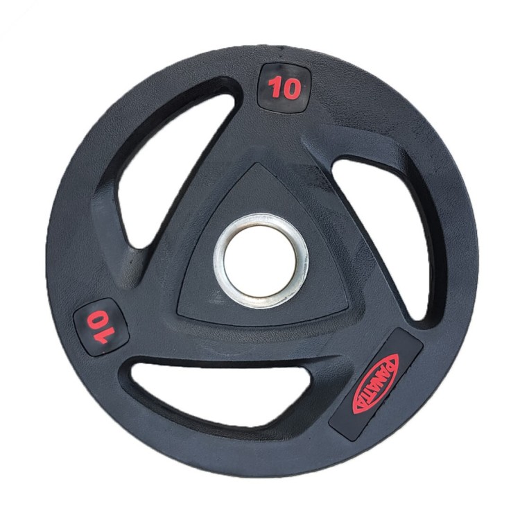 Panatta Olympic Weight Plates - 3 Grip Rubber Coated