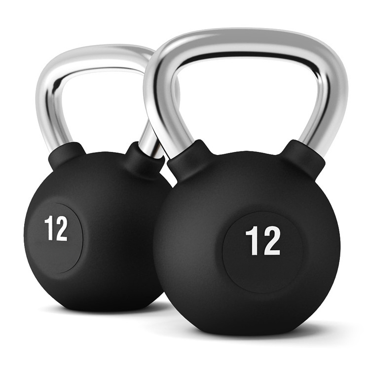 Southern Kettlebells - Rubber with Chrome Cast Steel Handle