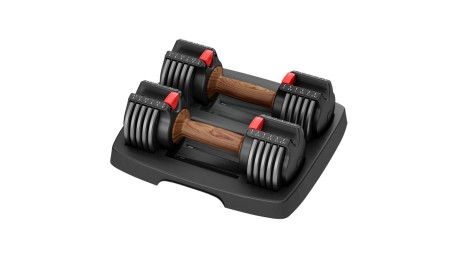 Southern 14.5 Pound Adjustable Quick Change Dumbbells with Storage Case