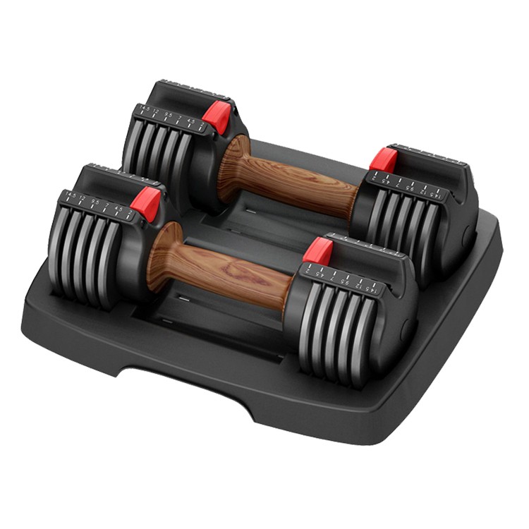 Southern 14.5 Pound Adjustable Quick Change Dumbbells with Storage Case