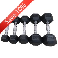 Southern Rubber Hex Dumbbell Set Packages