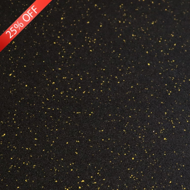 SOUTHERN RUBBER FLOORING TILE WITH YELLOW SPEC