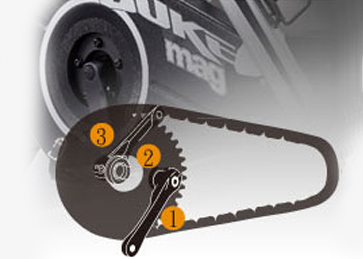 Three-piece crank set