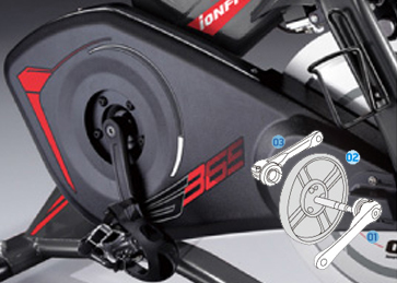 Commercial-grade 3 crank