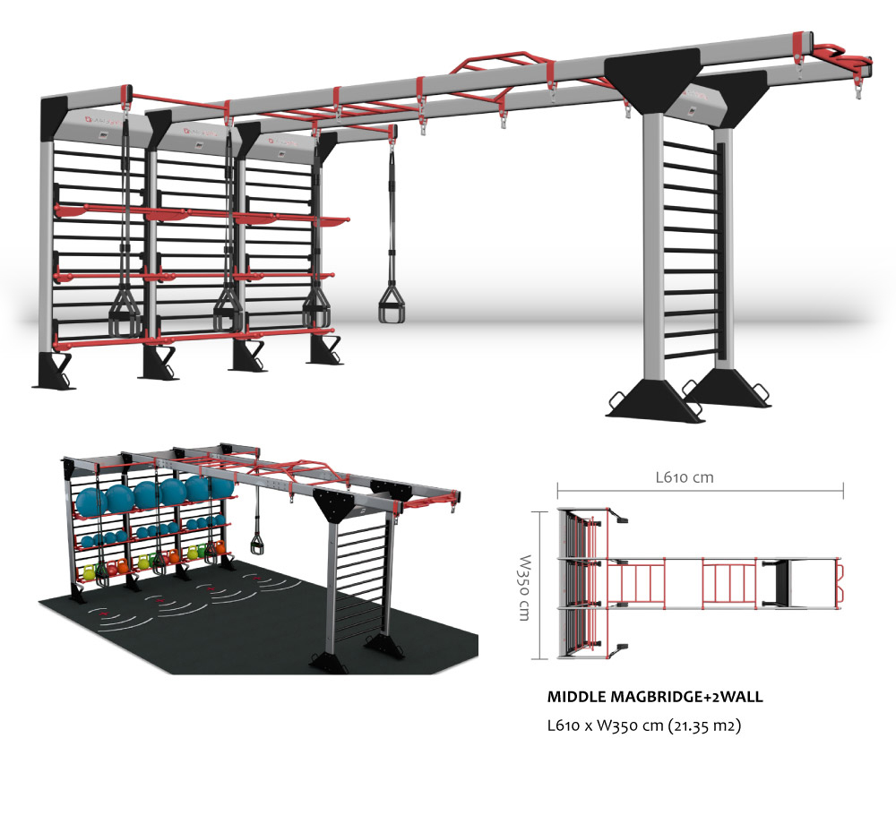 MAGSYS Group Training Rack - Magwall Bridge Module